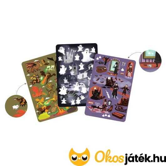 Myster Spook kakukktojás kereső kártyajáték kártyái