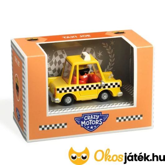 Djeco Crazy motors játékautó - Taxis Jani doboza