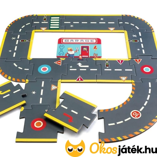 Úthálózat padlópuzzle