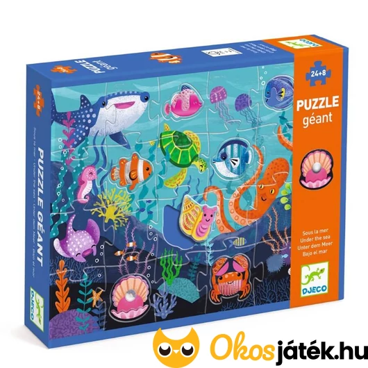 Djeco Óriás puzzle - Tengerlakók 32 db-os