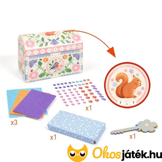 Csináld magad! - kincsesláda készítő tartalma