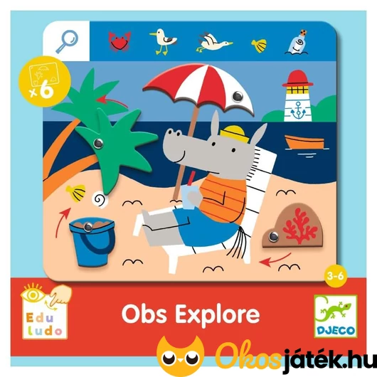 Böngésző játék - Djeco Eduludo Obs Explore