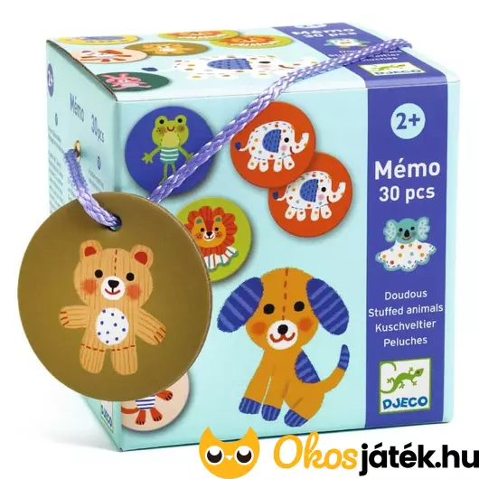 Memória játék - Memo Stuffed animals - Djeco