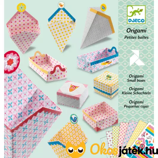 origami doboz hajtogatás