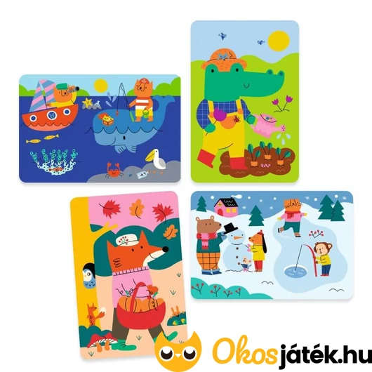 Djeco vízzel színező képei