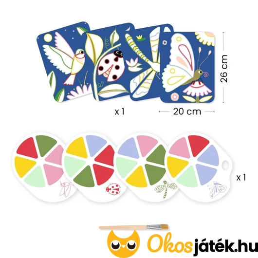 Gyerek festő készlet tartalma