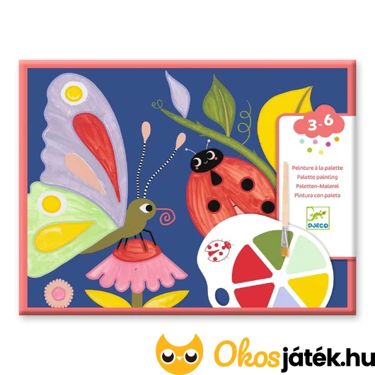 Gyerek festő készlet festő palettával - Djeco