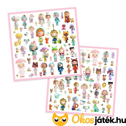 Tinyly matrica készlet