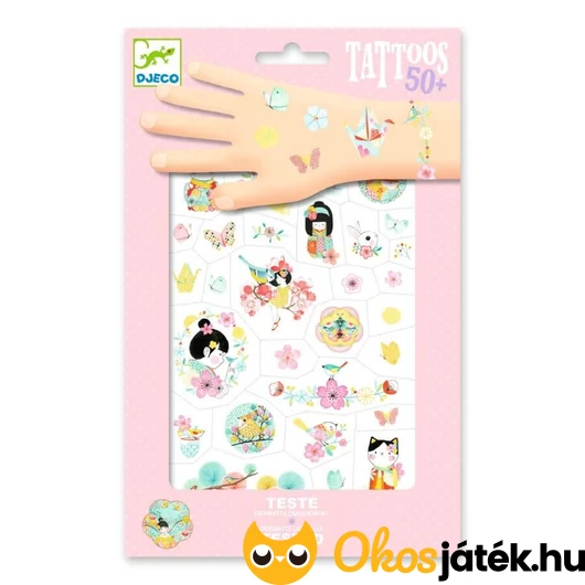 Djeco tetováló matricák - Cseresznyevirágzás Sakura