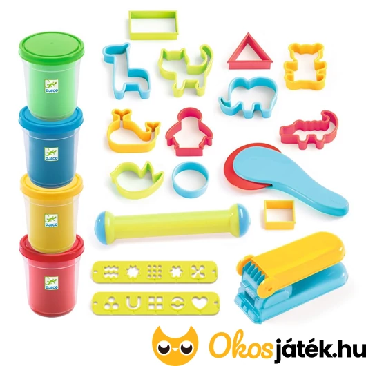 Gyurmaformázó készlet tartalma 