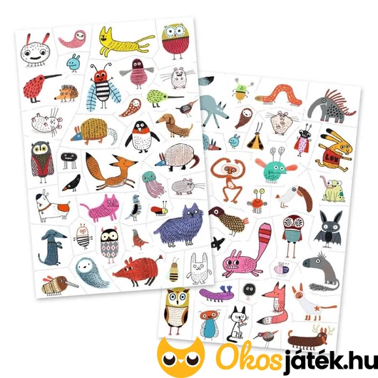 Tetováló matrica készlet tartalma