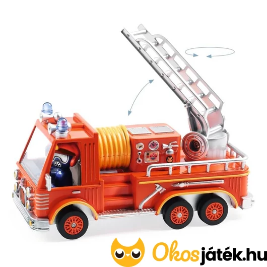 Tűzoltóautó mozgatható létrával