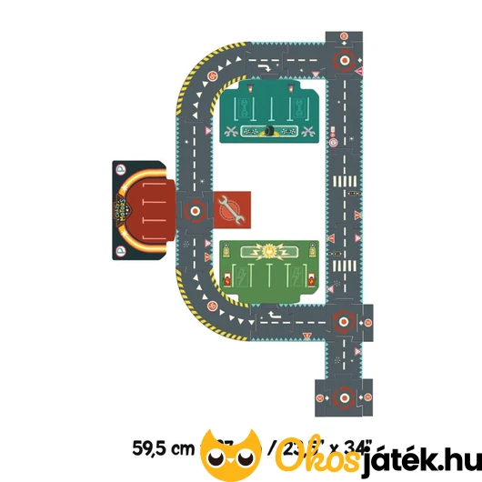 Crazy Motors pálya mérete