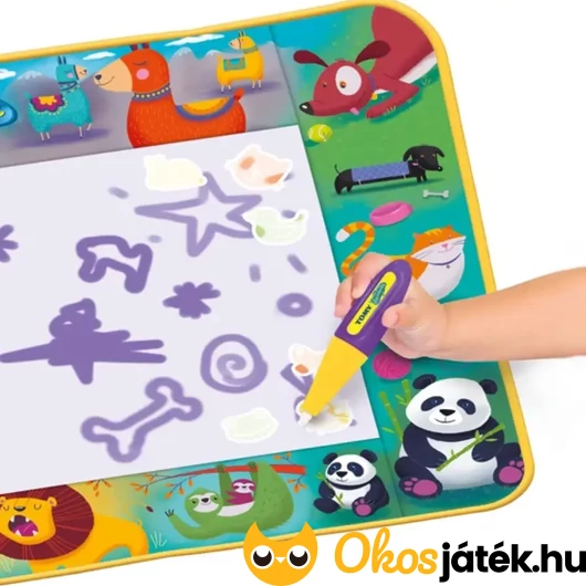 Állatos vizes rajzszőnyeg