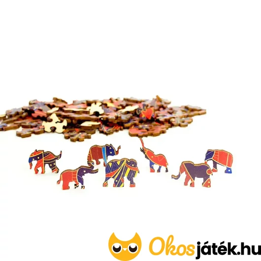 Elefántos kirakó elemei 