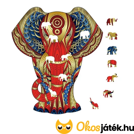 Eureka Fa, elefántos puzzle 