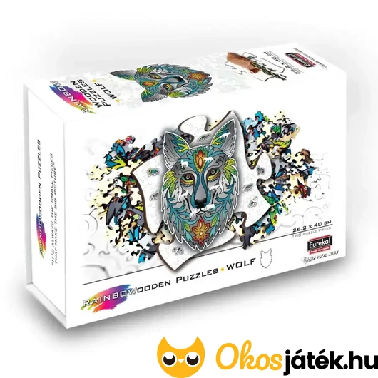 Fa puzzle farkas doboza