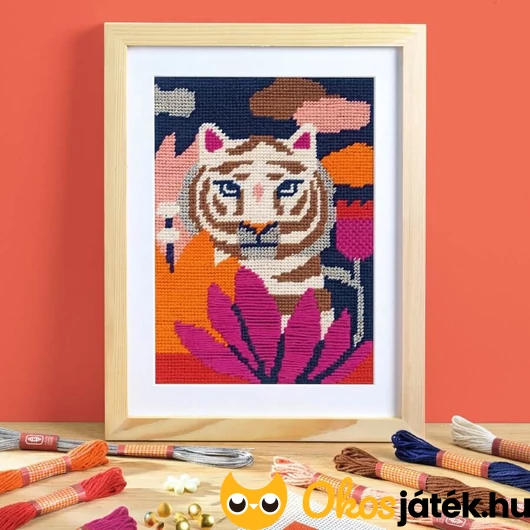 Hímzőkészlet képkerettel