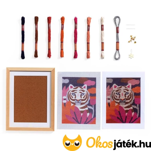 Hímzőkészlet tartalma