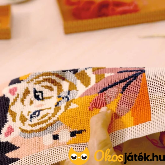Tigris mintás hímzőkészlet