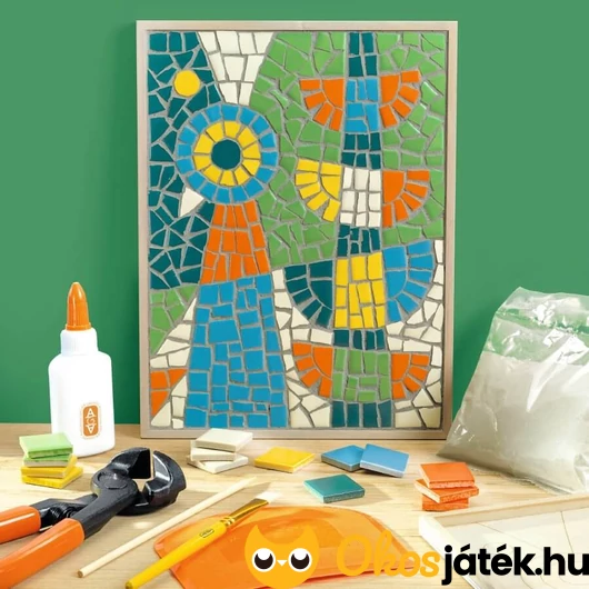 Djeco AGA Atelier 73 Páva csempe mozaikkép