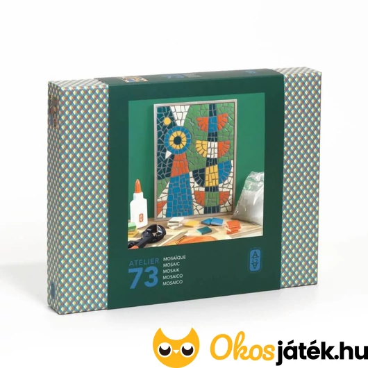 Mozaikkép készítő  - Páva,  Djeco Atelier 73