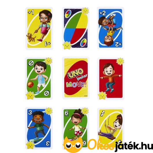 Uno Junior Move kártyák