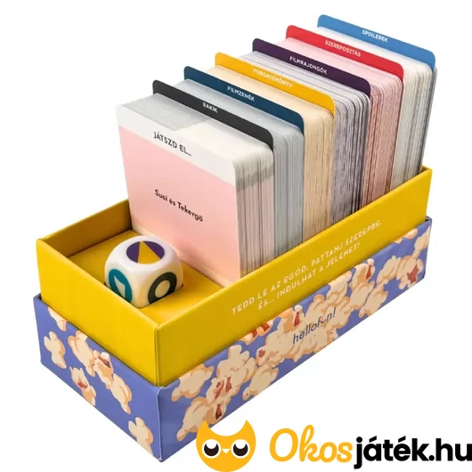 Mozi legyen veled társasjáték doboz belseje