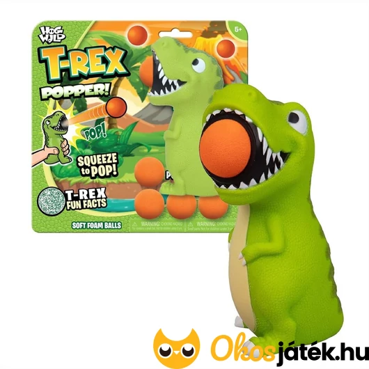 Zing Popper - T-rex labdakilövő