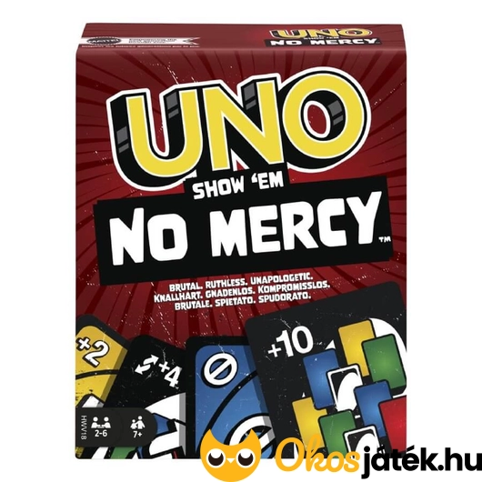 Uno No mercy! Nincs kegyelem kártyajáték
