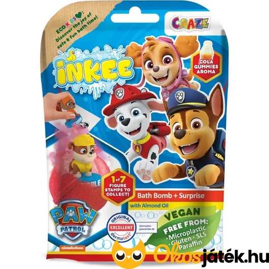 Fürdőgolyó Mancs Őrjáratos nyomda figurával