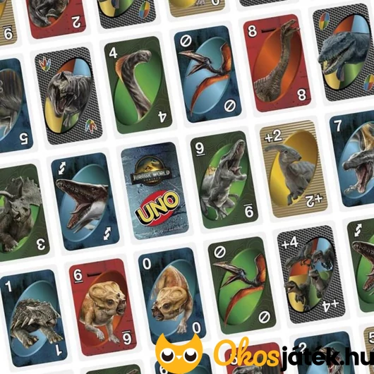 Uno - Jurassic World újjászületés kártyái