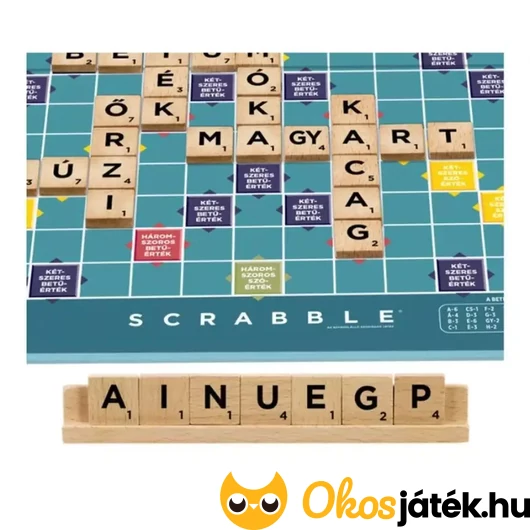 Scrabble original 2 az 1-ben társajsáték táblája