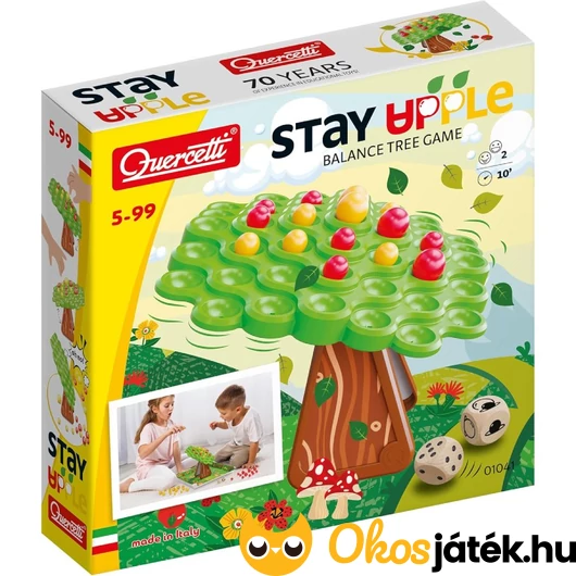 Quercetti: Stay Apple billegő fa ügyességi játék