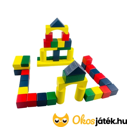 Fa építőkockák