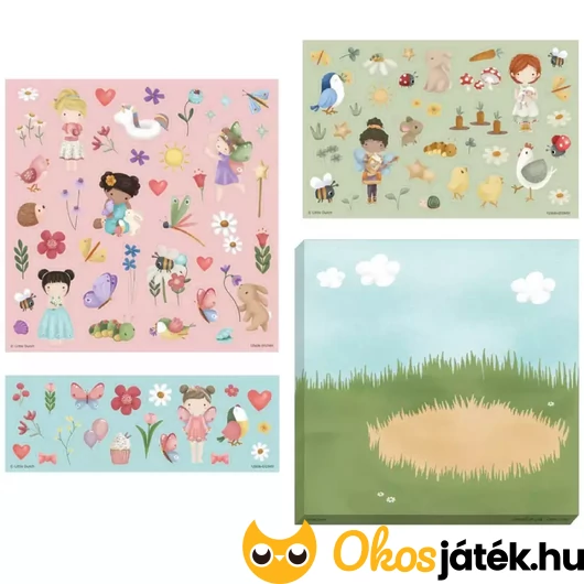 Little Dutch Rosa és barátai matricák háttérrel