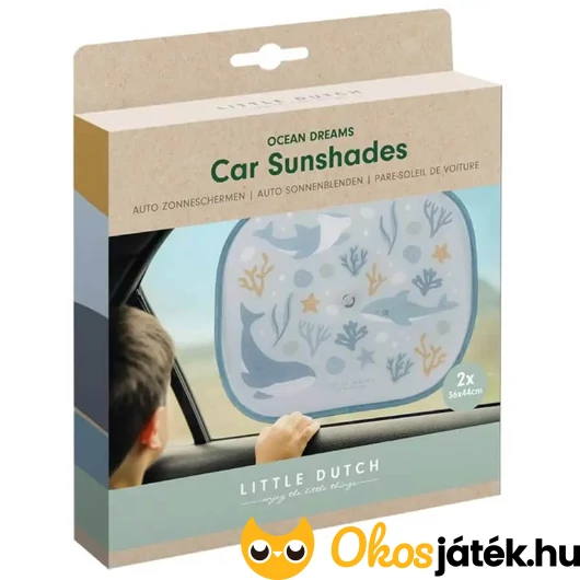 Little Dutch napellenző autóba - Ocean Dreams kék
