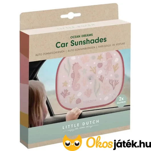 Little Dutch napellenző autóba - Ocean Dreams pink