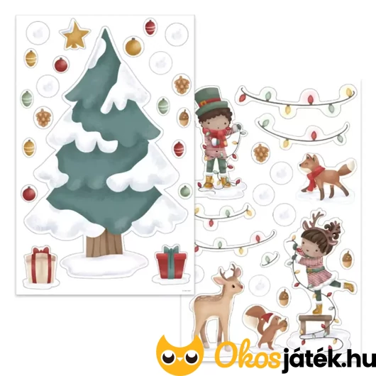 Karácsonyi ablakmatrica