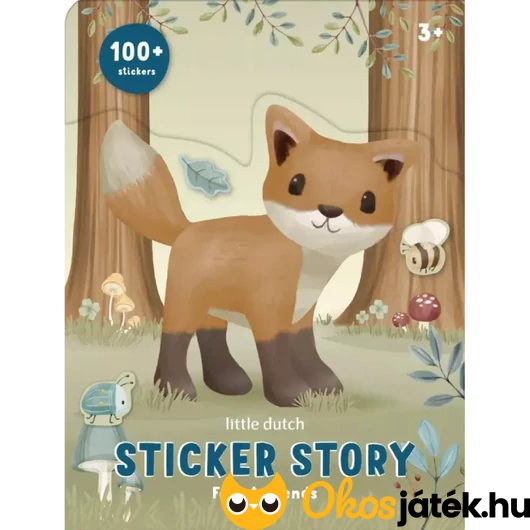 Little Dutch matrica szett - Forest Friends