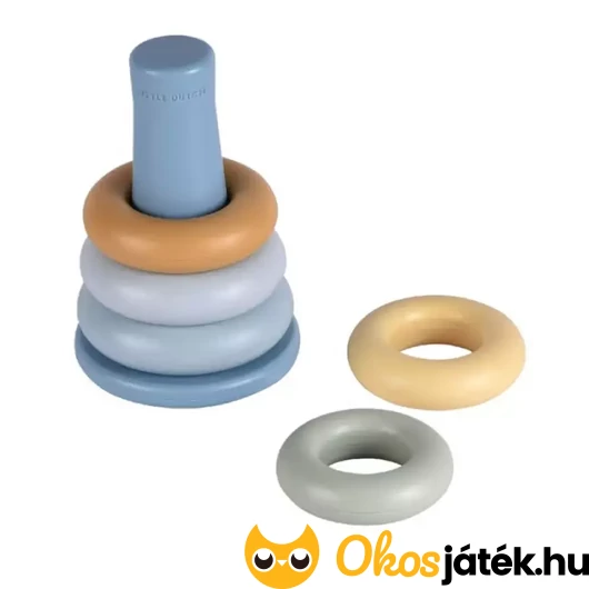 Little Dutch műanyag montessori torony - kék