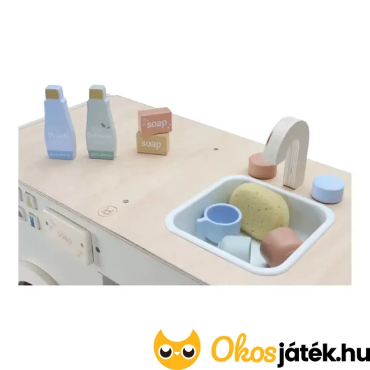 Játék mosogatógép mosógató csappal