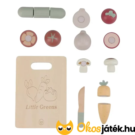 Szeletelhető zöldségek készlet tartalma