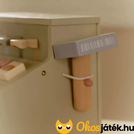 Játék pénztárgép vonalkód leolvasója