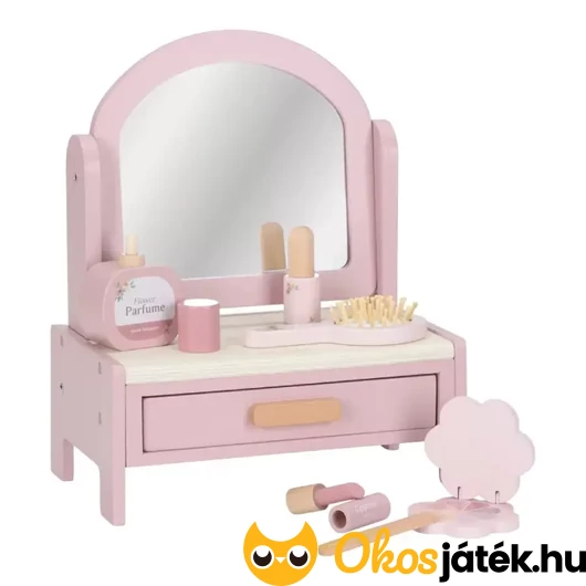 Fa fésülködő asztal gyerekeknek