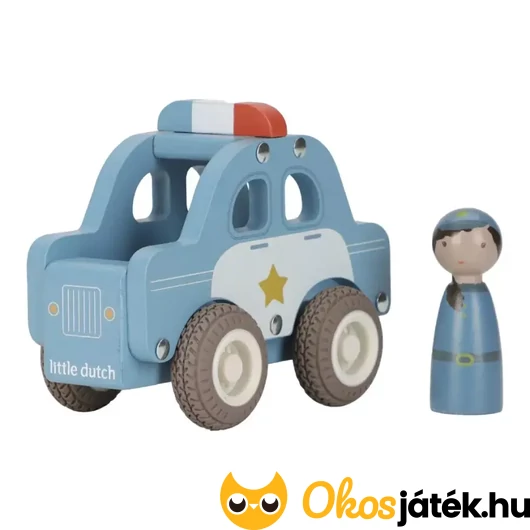Little Dutch rendőrautó figurával