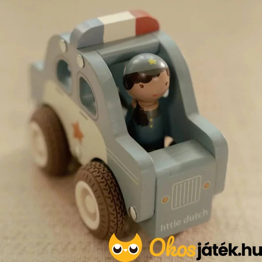 Rendőrautó figurával