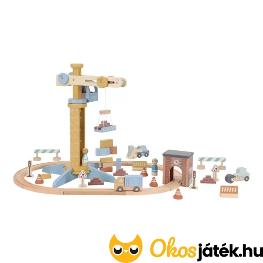 Little Dutch daru készlet vasúti sínpályával