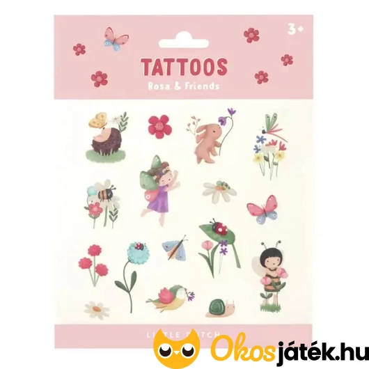 Little Dutch tetováló matricák - Rosa és barátai
