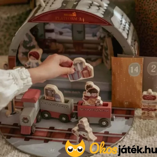 Adventi kalendárium vonattal